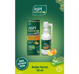 AspiNatura Boğaz Spreyi Kids Kaysı Limon 20 ML