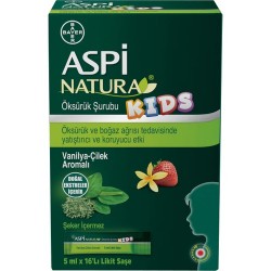 Aspinatura Kids Öksürük Şurubu 5 ml 16 Saşe