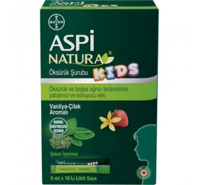 Aspinatura Kids Öksürük Şurubu 5 ml 16 Saşe