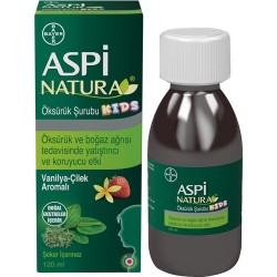 AspiNatura Öksürük Şurubu Kids Vanilya Çilek 120 ML