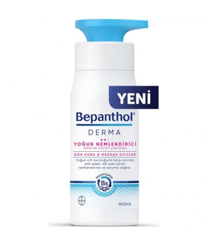 Bepanthol Derma Yoğun Nemlendirici Günlük Vücut Losyonu 400 ml