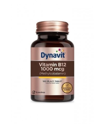 Dynavit Vitamin B12 1000 Mcg 100 Dilaltı Tablet