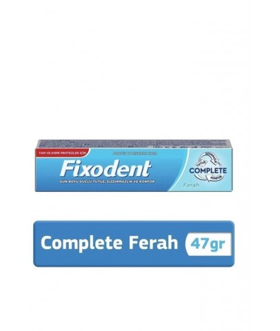 Fixodent Diş Protez Yapıştırıcı Krem Complete Naneli 47 gr