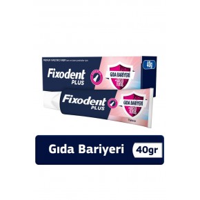 Fixodent Plus Diş Protez Yapıştırıcı Tat İçermez Krem 40 gr