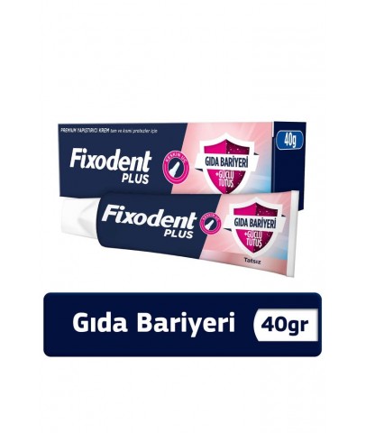 Fixodent Plus Diş Protez Yapıştırıcı Tat İçermez Krem 40 gr