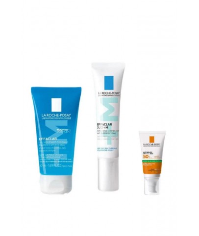 La Roche Posay Yeni Effaclar Tanışma Kiti Jel 50 ml + 15 ml Duo+ M + Yağlı Cilt Güneş Kremi 3x3 ml