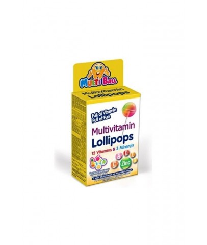 Multiball Multivitamin Lollipops 7'li