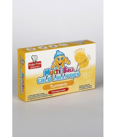 Multiball Cold Lollipops Turmeric 12 Pastil