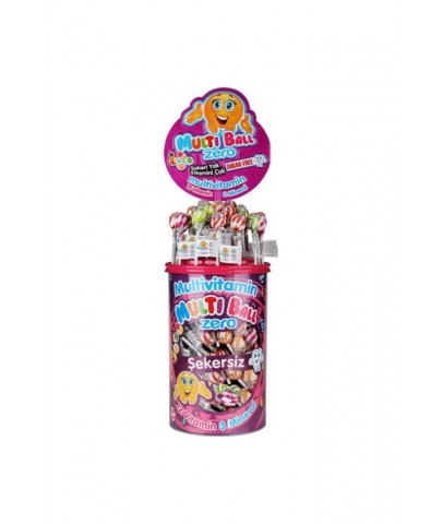 Multiball Lolipop Multivitamin Zero 150'li Paket