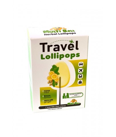 Multiball Travel Lollipops 7 Adet