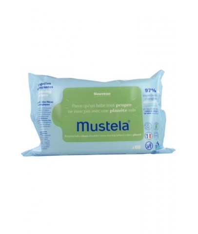 Mustela Avocado Cleansing Wipes 60 Adet