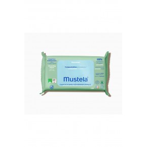 Mustela Kompost Edilebilir Islak Mendil 60'lı