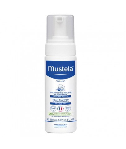 Mustela Foam Shampoo For Newborns 150 ml (Yenidoğan Konak Şampuanı)