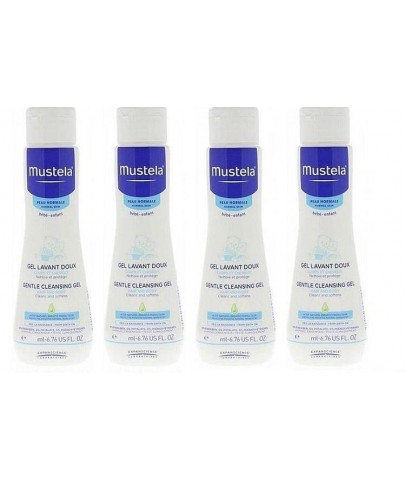 Mustela Gentle Cleansing Gel 50ml X 4 Adet Seyahat Paketi