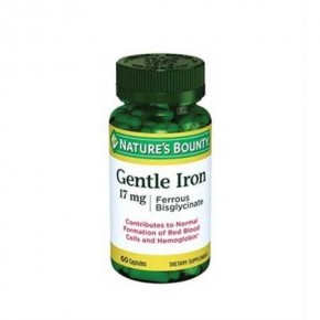 Nature's Bounty Gentle Iron 17 mg 60 Kapsül