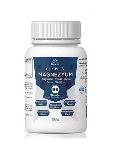 Naturlife Magnezyum Complex B6 Vitamin 60 Tablet