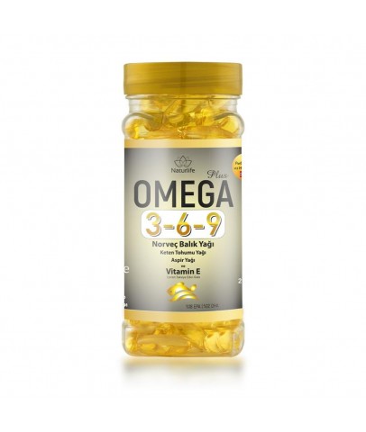 Naturlife Omega 3 6 9 Norveç Balık Yağı 200 Kapsül