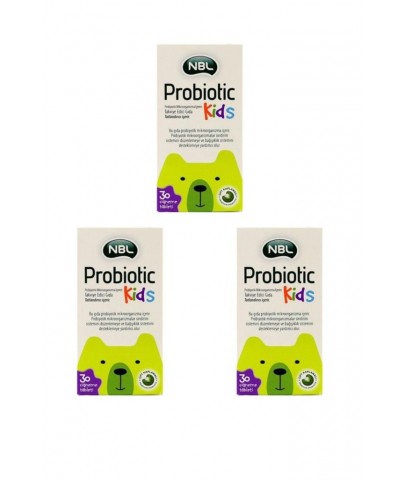 NBL Probiotic Kids 30 Çiğneme Tableti 3'lü