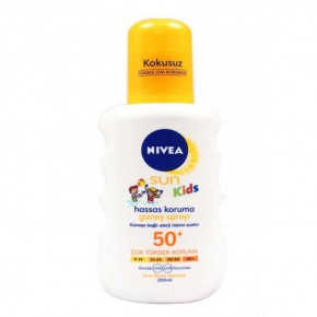 Nivea Sun Çocuk Hassas Güneş Spreyi GKF 50+ 200 ml