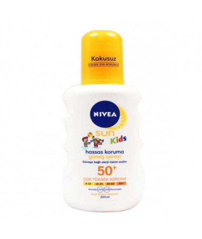 Nivea Sun Çocuk Hassas Güneş Spreyi GKF 50+ 200 ml