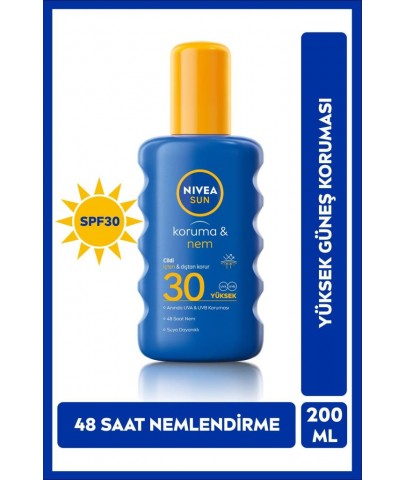 Nivea Sun Güneş Spreyi Koruma & Nem SPF30 200 ml