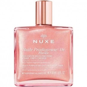 Nuxe Huile Prodigieuse Or Pembe Parıltılı Çiçeksi Çok Amaçlı Kuru Yağ 50 ml