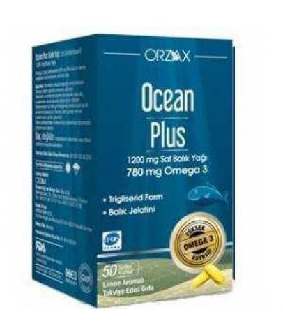 Ocean Plus 1200mg Saf Balık Yağı 50 Kapsül