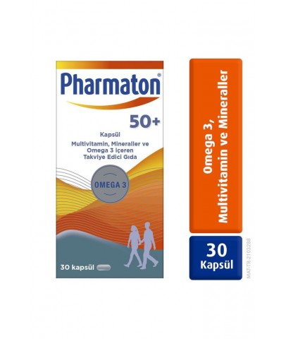 Pharmaton 50 Plus 30 Kapsül