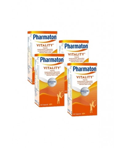 Pharmaton Vitality 60 Tablet 4 Adet