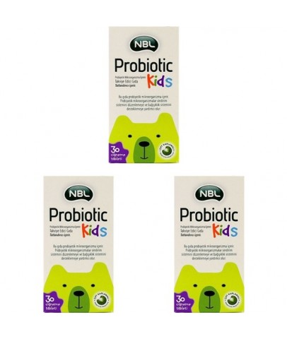 Probiotic Kids 30 Çiğneme Tableti-3 Adet