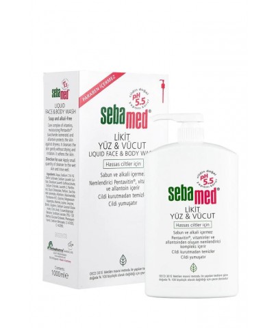 Sebamed Likit Liquid Face & Body Wash 1000 ml