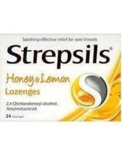 Strepsils Bal ve Limon Aromalı Pastil 24 Pastl