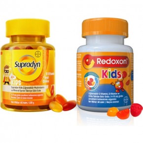 Redoxon Supradyn Kids 60 Tablet + Kids 60 Tablet