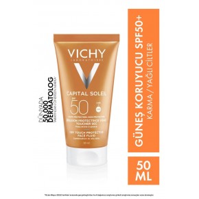 Vichy Ideal Soleil Dry Touch Emulsion Spf 50 50 ml Güneş Kremi