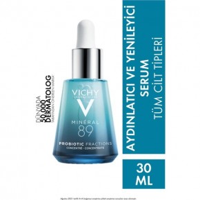 Vichy Mineral 89 Probiyotik Aydınlatıcı Yenileyici ve Onarıcı Serum 30 ml