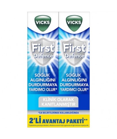 Vicks First Defence Burun Spreyi 15 ml İkili Avantaj Paketi